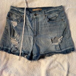 Joe's Jeans Light Blue Distressed Denim Cutoff Shorts sz 29
